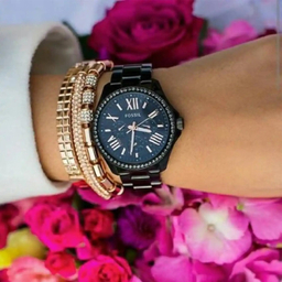 ساعت مچی عقربه ای کوارتز زنانه فسیل مدل AM4522