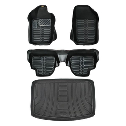 کفپوش پنج بعدی خودرو پانیذ مدل EVA مناسب پژو 207 به همراه کفپوش صندوق