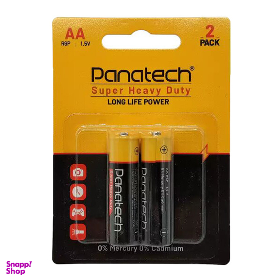 باتری قلمی پاناتک مدل Super Heavy Duty R 6P بسته 24 عددی