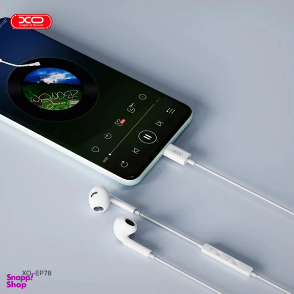 هندزفری باسیم تایپ سی ایکس او مدل XO EP78 طول 1.2 متر