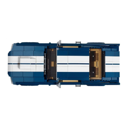 لگو فورد موستانگ کد 02398 رنگ آبی تیره