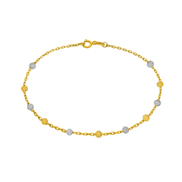 دستبند طلا 18 عیار زنانه اقلیمه مدل DT1306