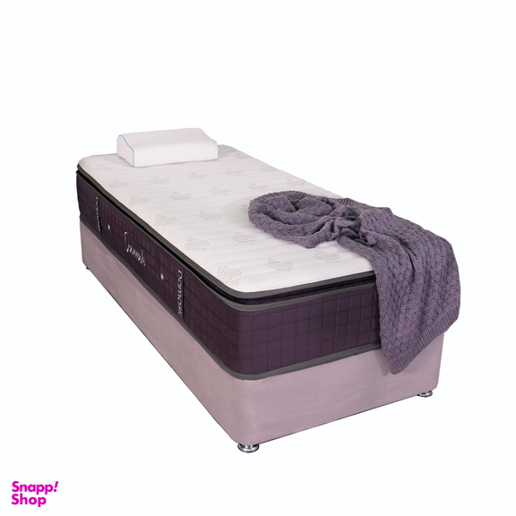 تشک فنر منفصل کارن مدل داماسک رنگ طوسی تیره