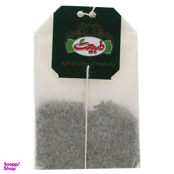 چای سیاه کیسه ای سیلان ارل گری طبیعت بسته 25 عددی
