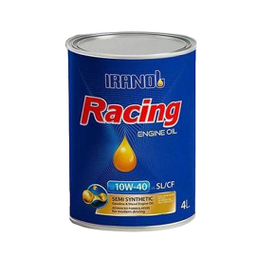 روغن موتور ایرانول ریسینگ مدل 10W40 SL فلزی حجم 4 لیتر