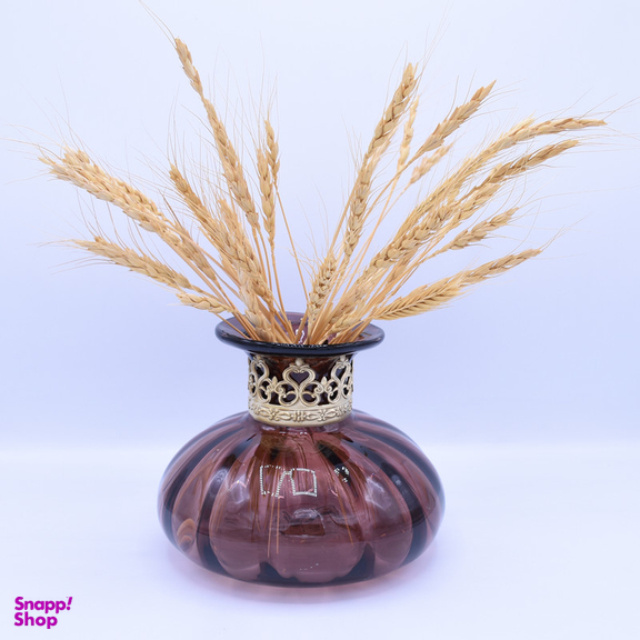 گلدان شیشه ای  مدل دست ساز