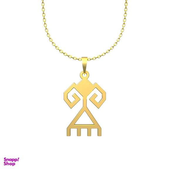 گردنبند طلا 18 عیار زنانه مدوپد مدل هندسی کد F3-1-1261