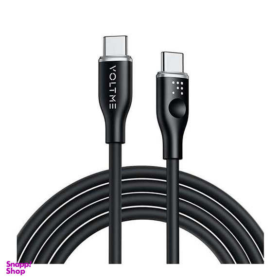کابل شارژ Type-C ولتمی مدل Powerlink Moss Liquid Silicon طول 1 متر