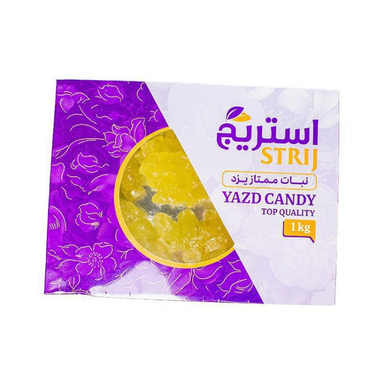 پرده نبات زعفرانی استریج وزن 1 کیلوگرم