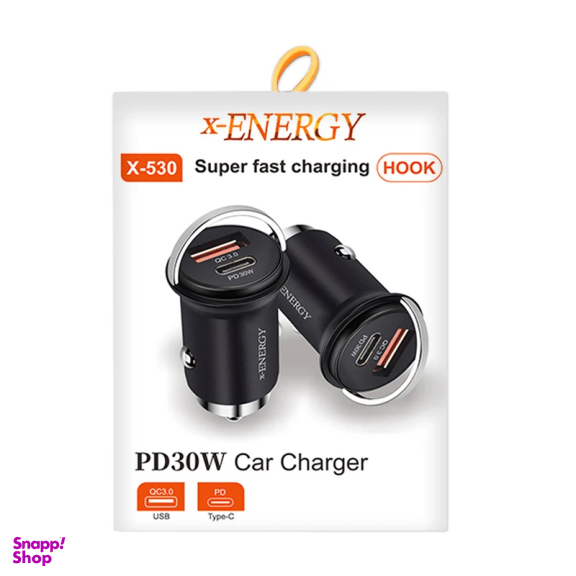 شارژر فندکی 30 وات ایکس-انرژی مدل X-530