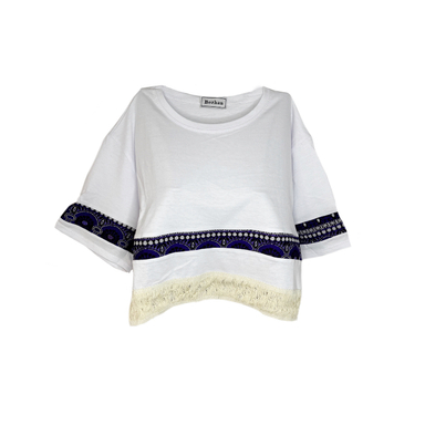 بلوز زنانه سنتی کد 8 رنگ سفید