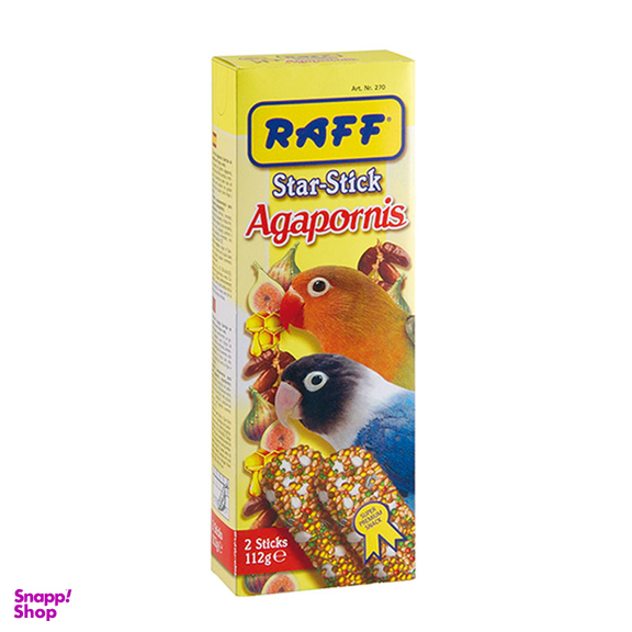 تشویقی طوطی برزیلی راف مدل Agapornis وزن 112 گرم