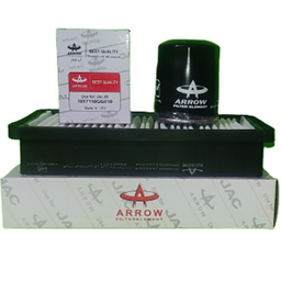 پک روغن موتور بوش مدل لاکچری 10W40 به همراه فیلتر روغن و هوای آروو مناسب جک جی 4