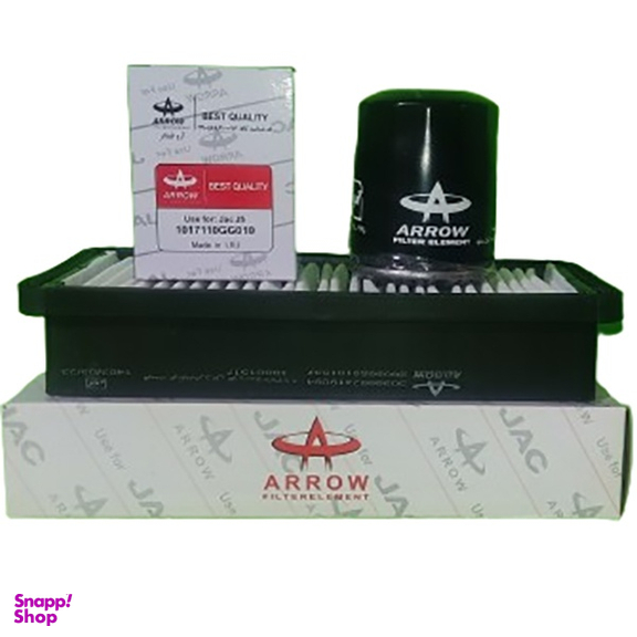 پک روغن موتور بوش مدل لاکچری 10W40 به همراه فیلتر روغن و هوای آروو مناسب جک جی 4