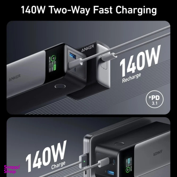 پاوربانک انکر مدل A1289011 ظرفیت 24000 میلی آمپر ساعت