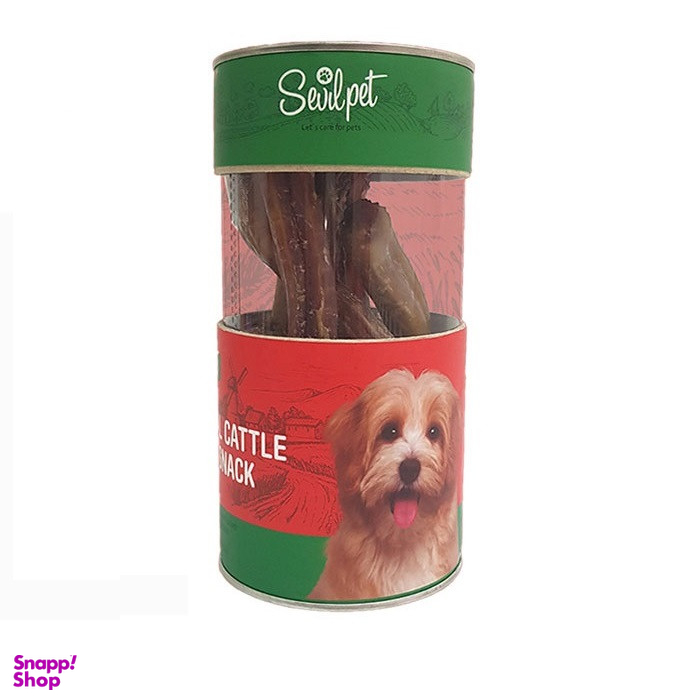 غذای تشویقی سگ سویل پت مدل Natural Cattle Pizzle Snack وزن 150 گرم