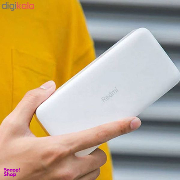 پاوربانک شیائومی مدل  Redmi global ظرفیت 20000 میلی آمپر ساعت