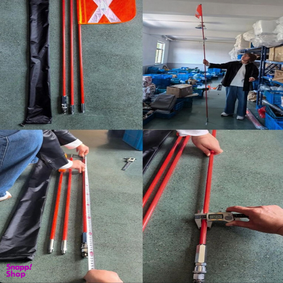 میل پرچم خودرو مدل آفرودی 3 تکه