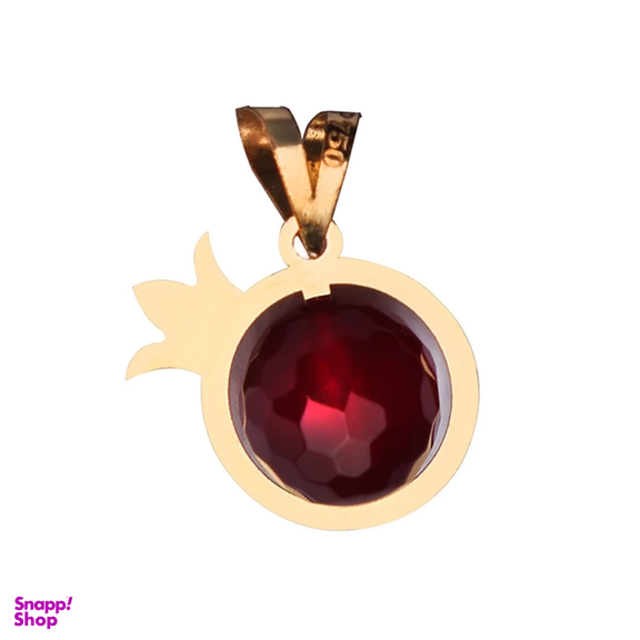 آویز گردنبند طلا 18 عیار زنانه گوزن مدل انار یلدا کد MG589