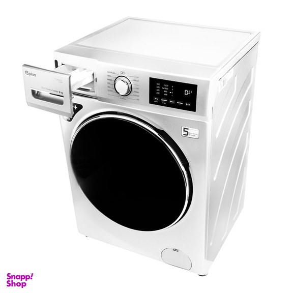 ماشین لباسشویی جی پلاس مدل GWM-P8220W ظرفیت ۸ کیلوگرم