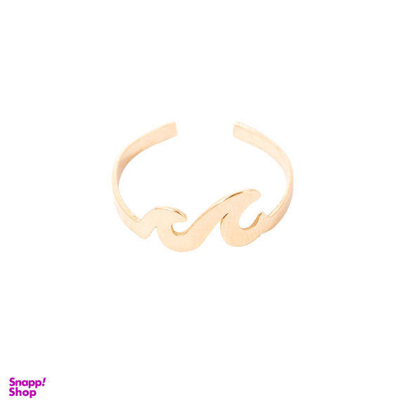 انگشتر طلا 18 عیار زنانه پرسته مدل موج