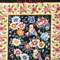 تابلو فرش دستباف سی پرشیا مدل گل و مرغ کد 903538