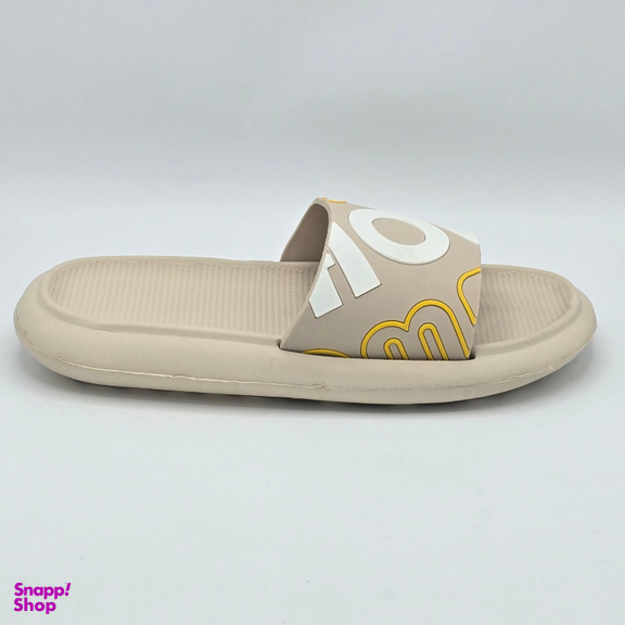 دمپایی مردانه زیتون مدل ام او کد 0616 رنگ کرم