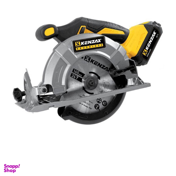 اره گردبر شارژی 20 ولت براشلس دو باتری کنزاکس مدل 8716