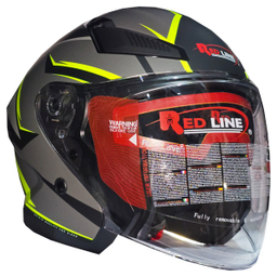 کلاه کاسکت ردلاین مدل بدون فک عینک دار کد RE_965_GR