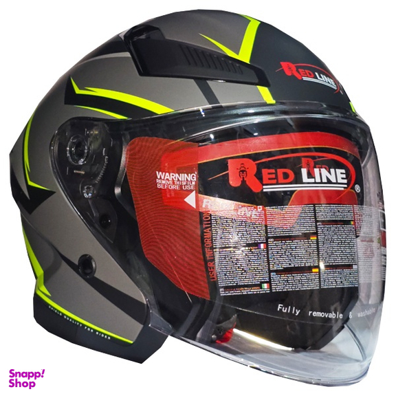 کلاه کاسکت ردلاین مدل بدون فک عینک دار کد RE_965_GR