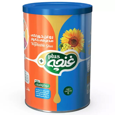 روغن گیاهی نیمه جامد غنچه پلاس وزن 900 گرم