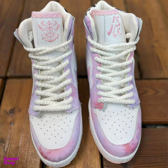 کتانی زنانه طرح نایک مدل دراگون کد 1246 رنگ صورتی