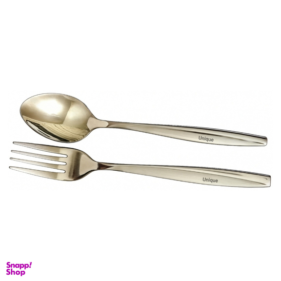 ست قاشق و چنگال 12 پارچه یونیک مدل مای 18/10 کد RAGA