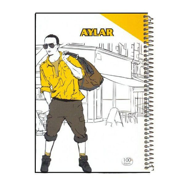 دفتر 100 برگ آیلار کد E-10