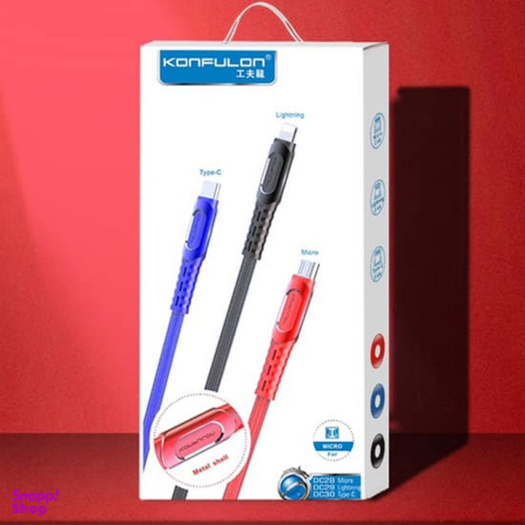 کابل USB به MicroUSB کانفلون کد DC-28 طول 1 متر