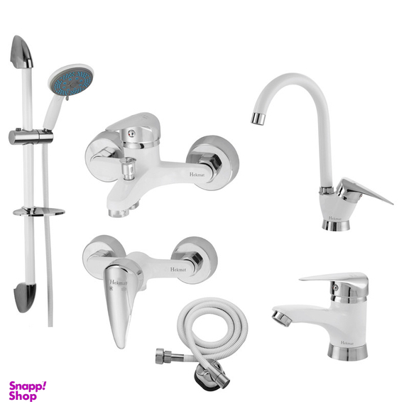 ست شیرآلات حکمت نشان مدل ایتالیا پلاس SK مجموعه 6 عددی