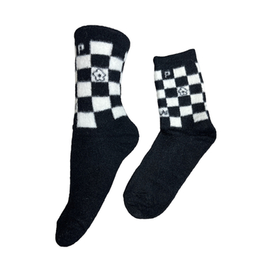 جوراب زنانه کوکو اند هانا طرح شطرنجی کد Coco-2