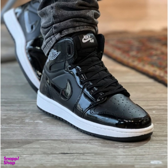 کفش پیاده روی کد 075 طرح نایک جردن رنگ مشکی