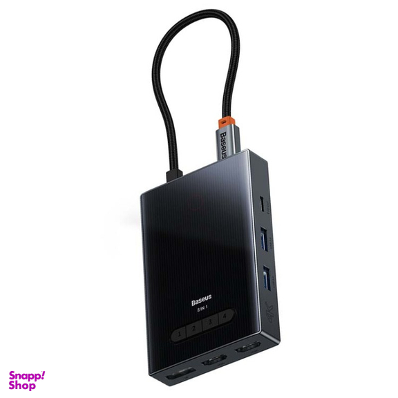 هاب 8 پورت Type-C بیسوس مدل PioneerJoy Series