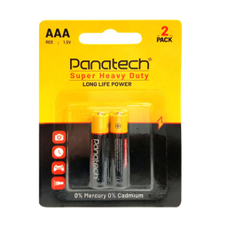 باتری نیم قلمی پاناتک مدل Super Heavy Duty R 03 بسته 24 عددی