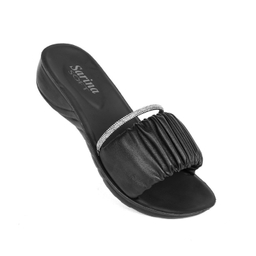 دمپایی زنانه سارینا مدل نازیلا رنگ مشکی