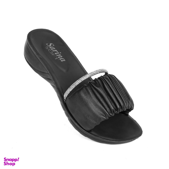 دمپایی زنانه سارینا مدل نازیلا رنگ مشکی