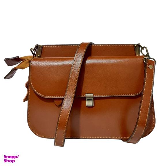 کیف رودوشی زنانه چرم طبیعی مدل Fateh116
