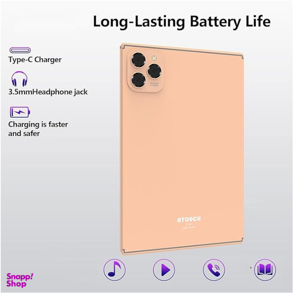 تبلت 10 اینچ ای تاچ مدل A-TAB7 ظرفیت 512 گیگابایت رم 12 گیگابایت