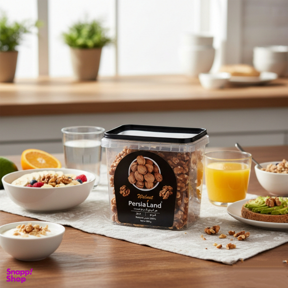 مغز گردو پرشیالند وزن 300 گرم