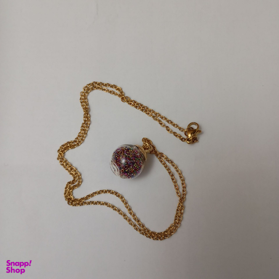 گردنبند گوی رنگارنگ کد 3130175