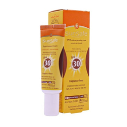 ضد آفتاب و کرم دور چشم سان سیف رنگ بژ طبیعی با SPF30