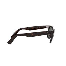 عینک آفتابی ری بن مدل 2140 ویفر فریم هاوانا عدسی مشکی پلاریزه سایز 50