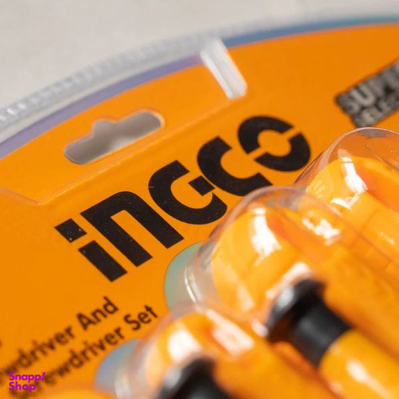 پیچ گوشتی اینکو کد HKSD1058 مجموعه 10 عددی