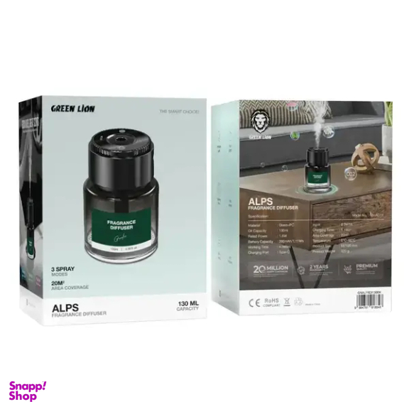 خوشبوکننده هوا گرین لاین مدل GNALFRDI130BK حجم 130 میلی لیتر